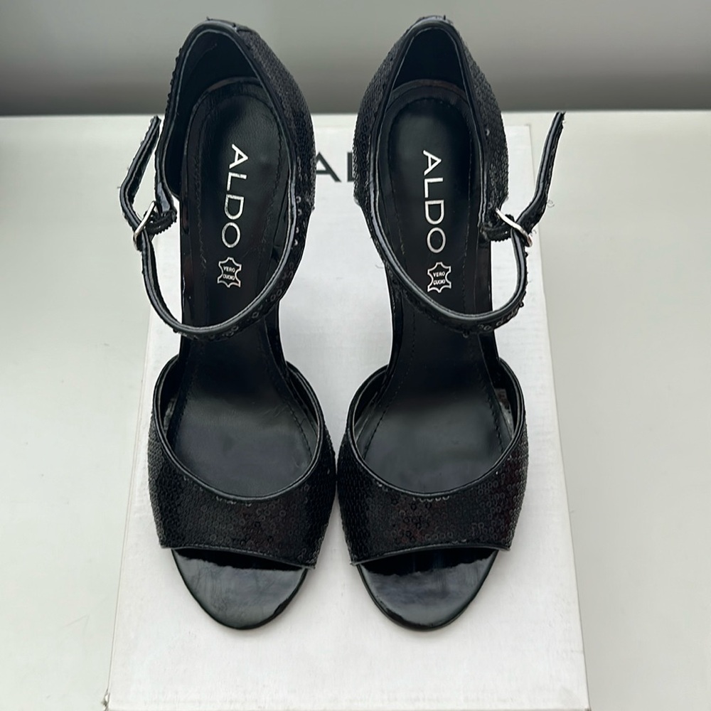Also Black Sparkly Heels